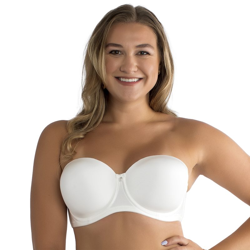 PICTURE1 Elise StraplessBra P60915 PearlWhite Back