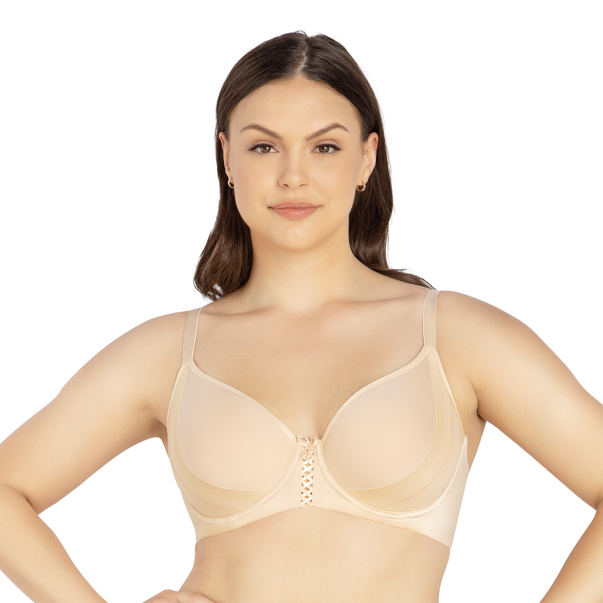 PICTURE1 Shea SpacerT ShirtBra P6061 Bare